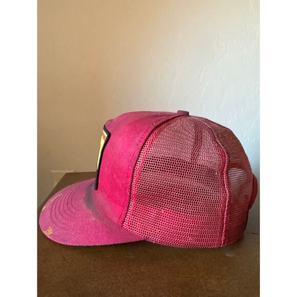 Vintage Old Threshers Reunion Iowa Tractor USA Made Legend Red Trucker Hat - Picture 3 of 7